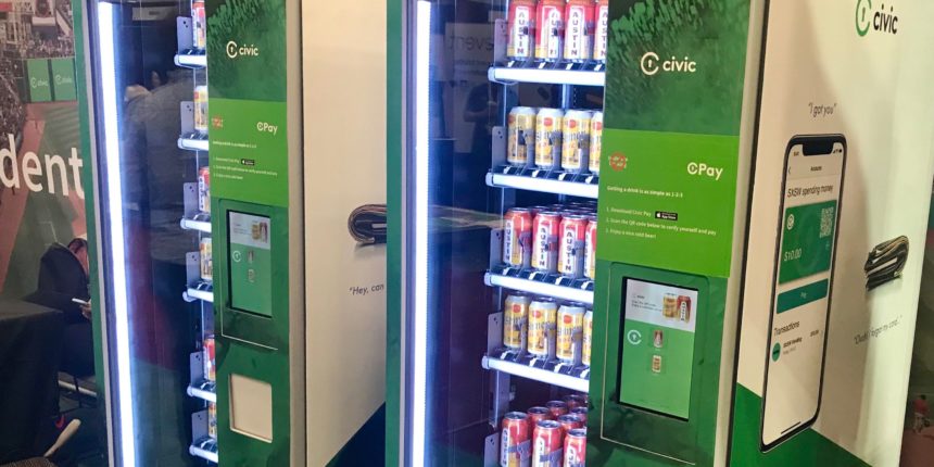 ブロックチェーンで年齢確認 仮想通貨で購入するビール自販機 Sxswで初運用 Coindesk Japan コインデスク ジャパン
