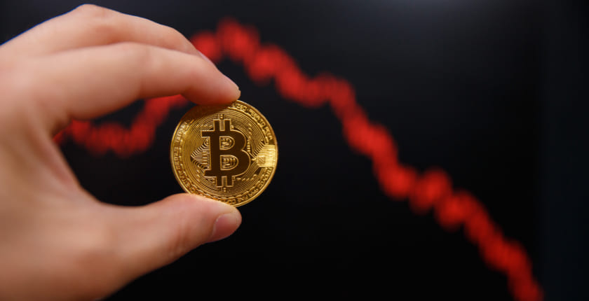 ビットコイン急落、一時80万円割れ。5月13日以来