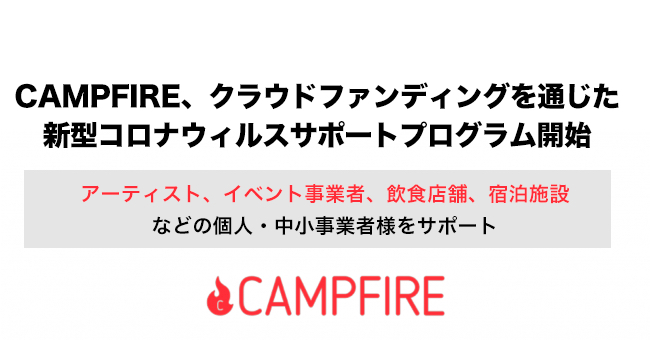 【新型コロナ被害】クラウドファンディング大手2社が「中止イベント」主催者を支援