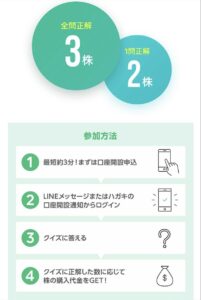 LINE証券「初株チャンスキャンペーン」