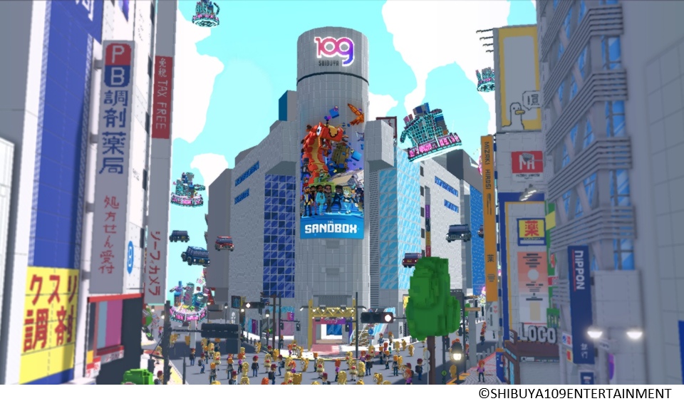 渋谷がメタバース化──SHIBUYA109とThe Sandboxが提携