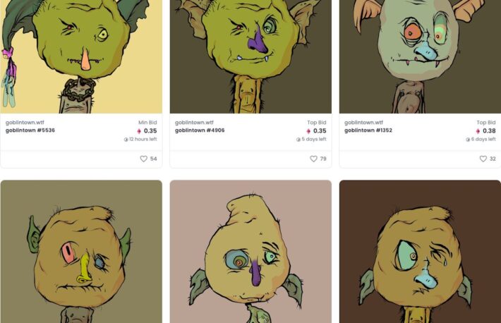 週末に9億円を売り上げた「Goblintown」NFT、背後には誰が?
