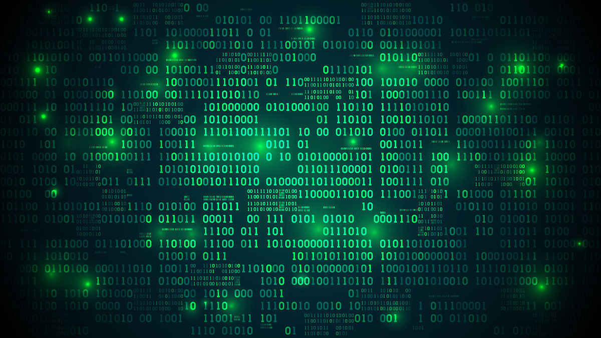 Abstract,Futuristic,Cyberspace,With,Binary,Code,,Matrix,Background,With