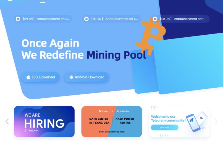 大手ビットコインマイニングプール「Poolin」、ウォレットサービスの資金引き出しを停止
