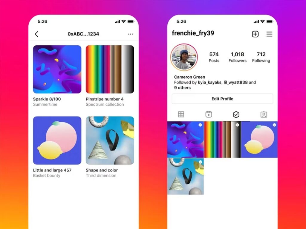 メタ、インスタグラムとフェイスブックのNFT対応を停止