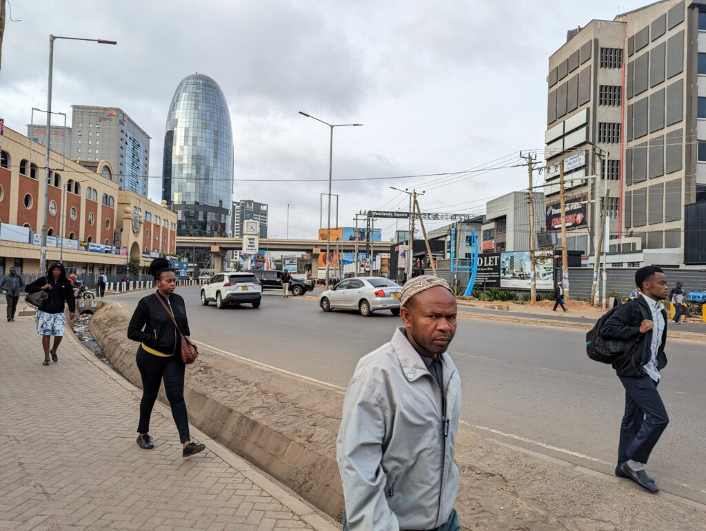 Nairobi city in the early morning