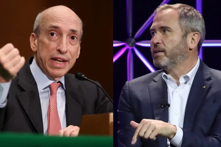 SEC、リップル社のガーリングハウスCEOとラーセン会長に対する告訴取り下げ