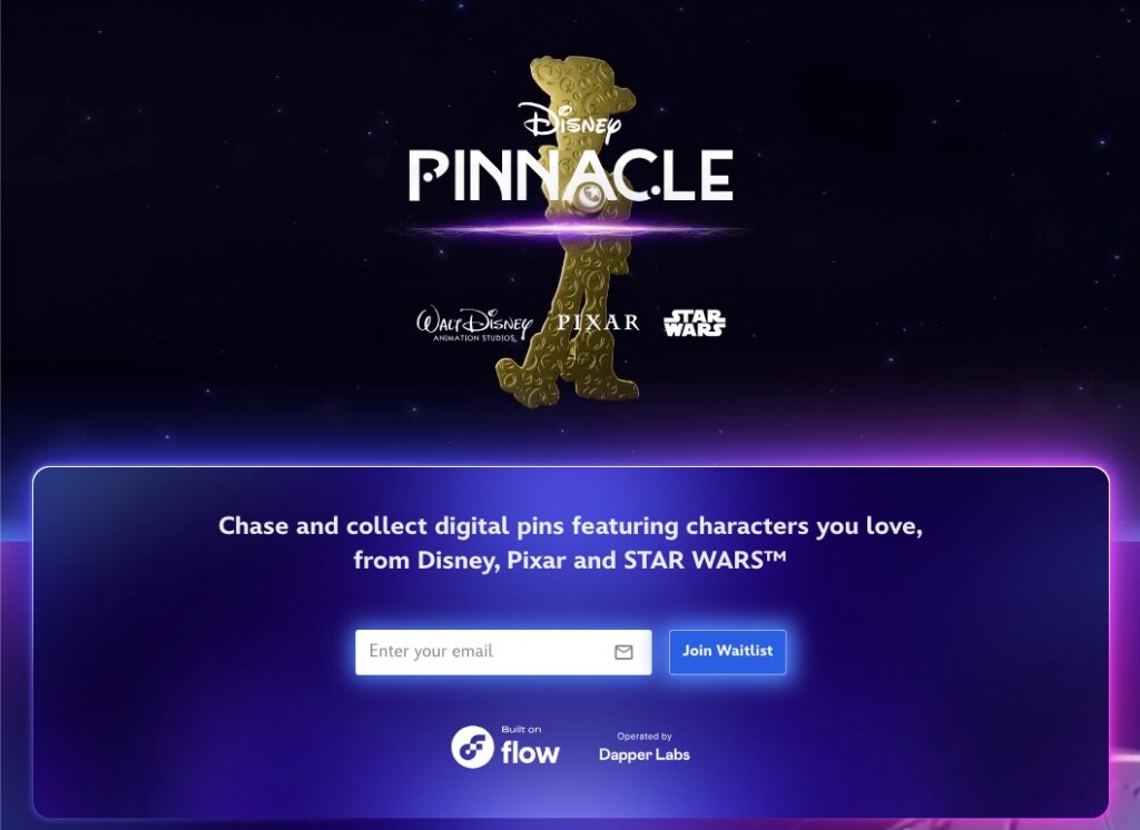 ディズニーがNFTに再挑戦、ダッパーラボと「Disney Pinnacle」をリリース