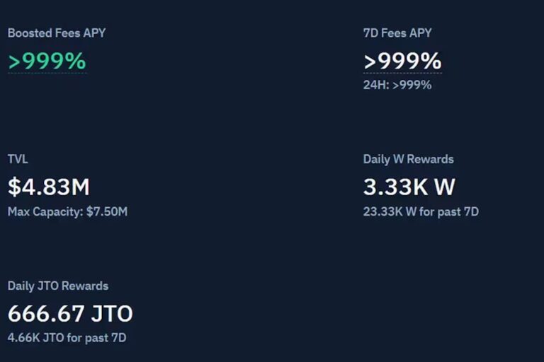 ワームホールの独自トークン「W」、週に999%以上のステーキング報酬が発生