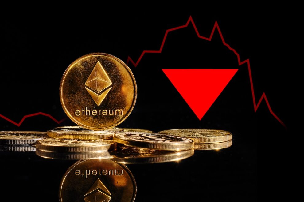 イーサリアム、暗号資産の下落を主導──序盤の上昇からの驚くべき反落